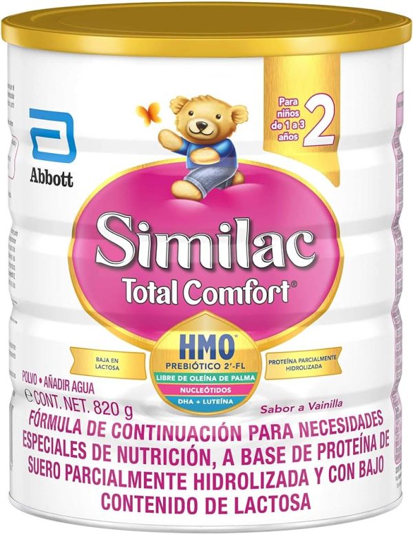 Leche Similac Total Comfort 2 De 1 A 3 Años Sabor Vainilla Sabor Natural