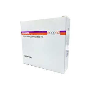 SKEMCA CAPECITABINA 120 Tabletas, 500 Miligramos